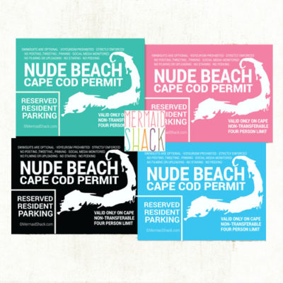 Cape Cod Nude Beach Sticker
