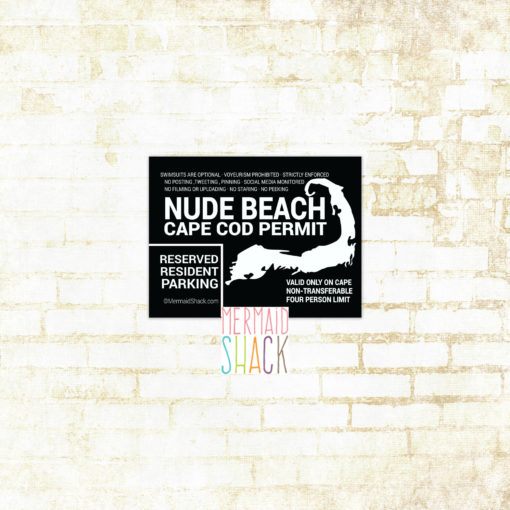 Cape Cod Nude Beach Sticker - Image 3