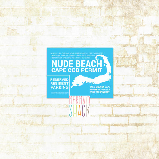 Cape Cod Nude Beach Sticker - Image 2